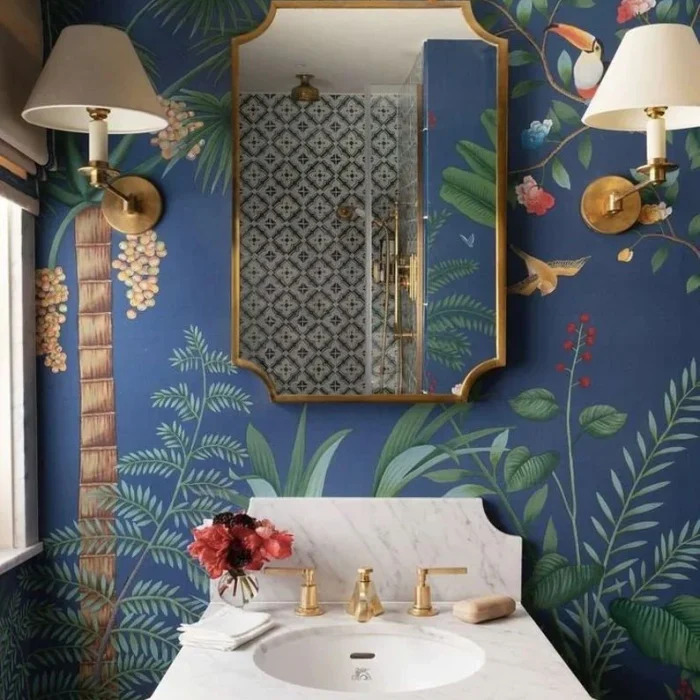 Dikdörtgen Formlu Asimetrik Banyo Aynası