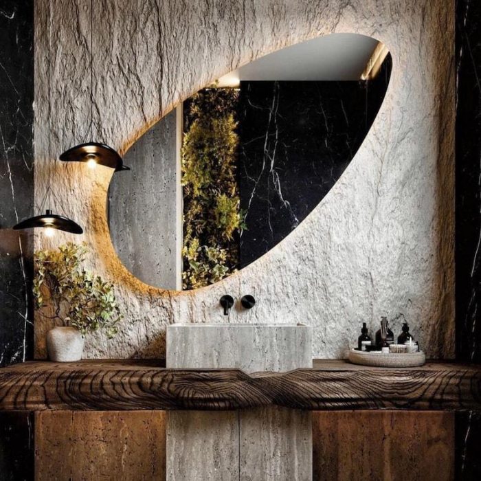 Pera Modern Banyo Aynası